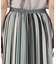 マルチカラーストライプ チュールプリーツスカート