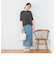 シアーニット ロゴ Tシャツ