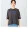 シアーニット ロゴ Tシャツ