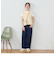 Ｖネック透かし編み　ニットベスト