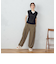 Ｖネック透かし編み　ニットベスト