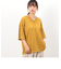 シアーボーダー　ＶネックＴシャツ