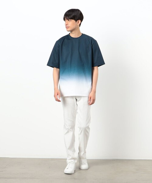 カラーグラデーション プリント Tシャツ｜コムサイズムの通販