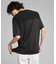 ケーブル柄ジャカード コンビデザインＴシャツ