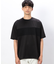 ケーブル柄ジャカード コンビデザインＴシャツ