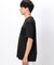 ケーブル柄ジャカード コンビデザインＴシャツ