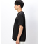 ケーブル柄ジャカード コンビデザインＴシャツ