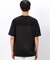 ケーブル柄ジャカード コンビデザインＴシャツ