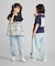 バンダナ柄プリント 半袖Tシャツ