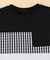 ギンガムチェック使い 切替え半袖Tシャツ(ベビーサイズ)