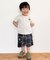 バンダナ柄プリント ハーフパンツ(ベビーサイズ)