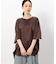 ワッフル切り替え半袖Ｔシャツ