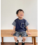 デニム調ジャージー ポケット付きTシャツ(ベビーサイズ)