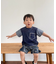 デニム調ジャージー ポケット付きTシャツ(ベビーサイズ)