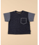 デニム調ジャージー ポケット付きTシャツ(ベビーサイズ)