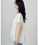異素材ペブラムカットソー