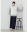 ストレッチポリエステルブロード  ヨーク切替シャツ