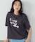 速乾　箔プリント Tシャツ