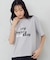 速乾　箔プリント Tシャツ