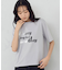 速乾　箔プリント Tシャツ