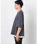 七分袖 フェイクレイヤード キーネックＴシャツ