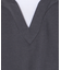 七分袖 フェイクレイヤード キーネックＴシャツ