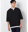 七分袖 フェイクレイヤード キーネックＴシャツ