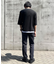 七分袖 フェイクレイヤード キーネックＴシャツ