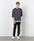７分袖 フェイクレイヤード クルーネックＴシャツ