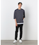 ７分袖 フェイクレイヤード クルーネックＴシャツ