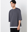 ７分袖 フェイクレイヤード クルーネックＴシャツ