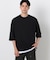７分袖 フェイクレイヤード クルーネックＴシャツ