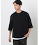 ７分袖 フェイクレイヤード クルーネックＴシャツ