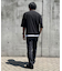 ７分袖 フェイクレイヤード クルーネックＴシャツ