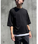 ７分袖 フェイクレイヤード クルーネックＴシャツ