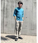 ７分袖 フェイクレイヤード クルーネックＴシャツ