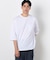 ７分袖 フェイクレイヤード クルーネックＴシャツ