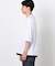 ７分袖 フェイクレイヤード クルーネックＴシャツ