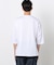 ７分袖 フェイクレイヤード クルーネックＴシャツ