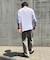 ７分袖 フェイクレイヤード クルーネックＴシャツ