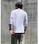 ７分袖 フェイクレイヤード クルーネックＴシャツ