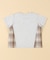 チェック使い ポケットTシャツ(ベビーサイズ)