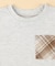 チェック使い ポケットTシャツ(ベビーサイズ)
