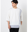 ストライプ コンビ デザイン Ｔシャツ（半袖）