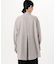 ポリエステルスパンブロード 後ろタック ロングシャツ