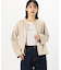 ダンボールニット スナップ ショートブルゾン