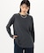 後ろスリット Ｔシャツ　（長袖）