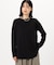 後ろスリット Ｔシャツ　（長袖）