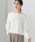 袖デザイン クロップドＴシャツ（長袖）