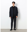 【セットアップ対応】 デニムライクジャージー ノーカラー ジャケット